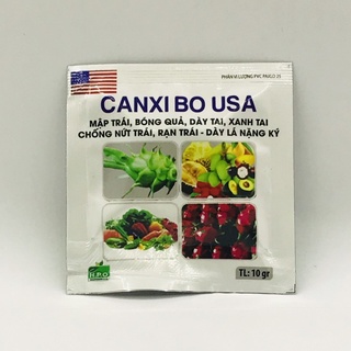 CANXI BO USA 10G  VIÊN SỦI ( MẬP TRÁI, BÓNG TRÁI, CHỐNG NÚT TRÁI...) - CANXI BO USA 10G HPO