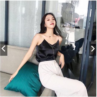 Áo 2 dây phối dây xích