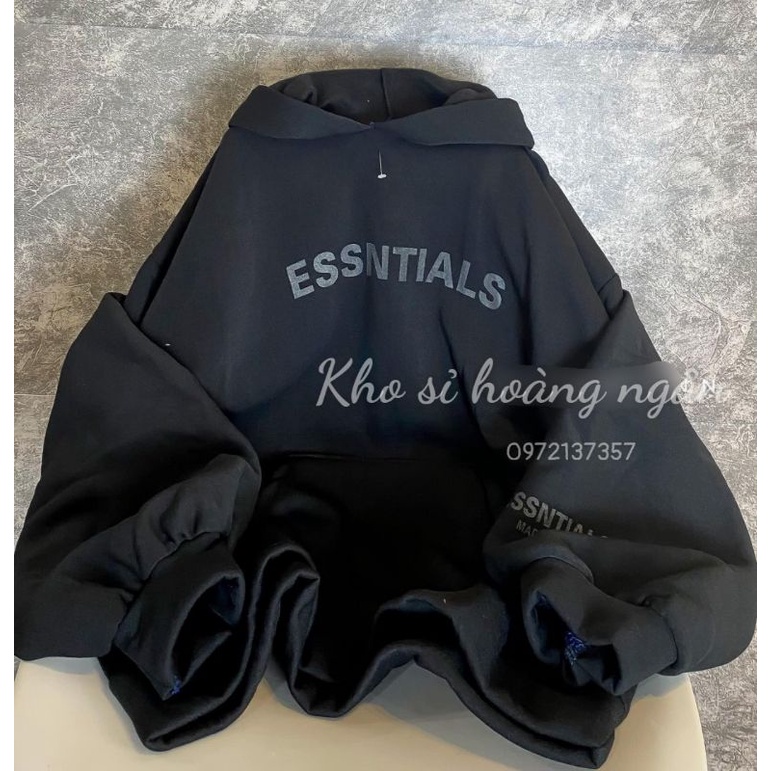 Áo Hoodie Essentials Nam Nữ Chất Nỉ Cotton Dày Dặn Form Rộng Unisex- Áo Nỉ Nam Nữ Ulzzang Hoạ Tiết | BigBuy360 - bigbuy360.vn