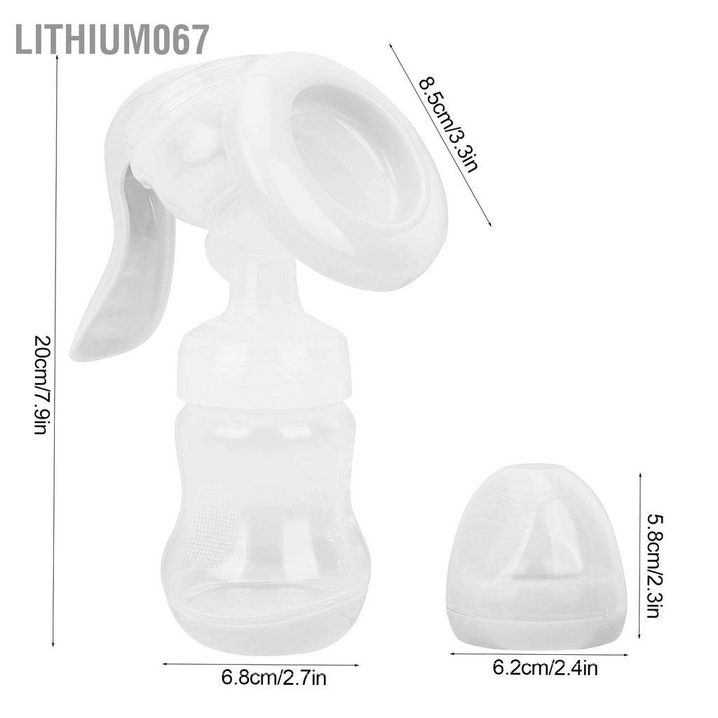 Máy Hút Sữa Cầm Tay Không Gây Đau Rát, Kích Sữa Về Nhanh, Lực Hút Mạnh - Có thể điều chỉnh cường độ Lithium067