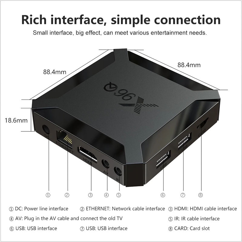 【CcExperts】Bộ Tv Box Android 10.0 4k 2.4g Wifi X96 Top Box 1gb 2gb Pk Hk1 Và Phụ Kiện