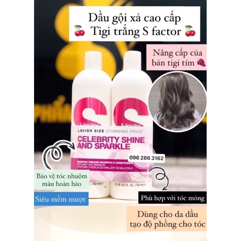 ( CHÍNH HÃNG ) Cặp Dầu Gội Xả TIGI 750ml [Tigi Trắng, Đỏ, Xanh, Tím, Catwalk] | BigBuy360 - bigbuy360.vn