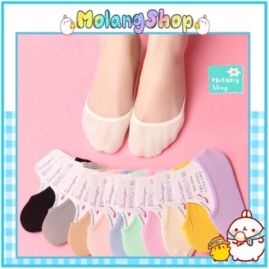 Tất Đi Giày Búp Bê Màu Pastel - Vớ Ngắn Đi Hài Búp Bê Molangshop