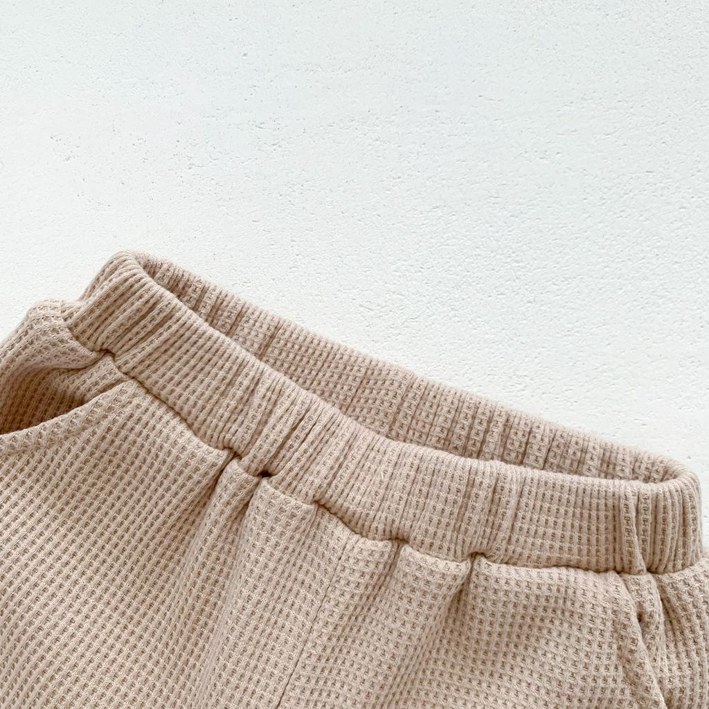 Set Áo Thun In Hình Gấu Kèm Quần Short Thời Trang Mùa Hè Cho Bé 1-3 Tuổi