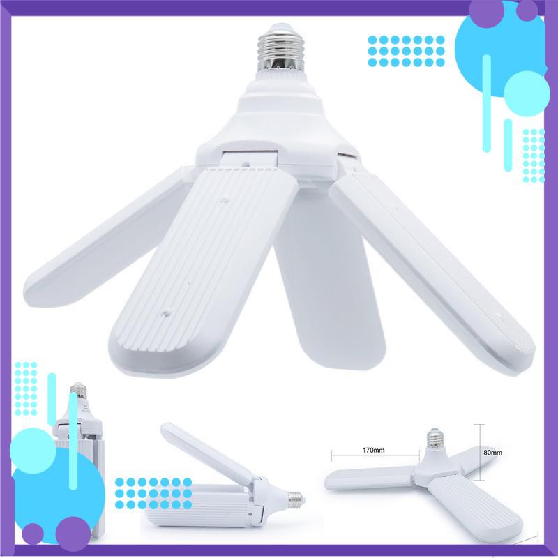 Bóng đèn led 60W hình quạt 4 cánh siêu sáng, có thể điều chỉnh góc độ ánh sáng