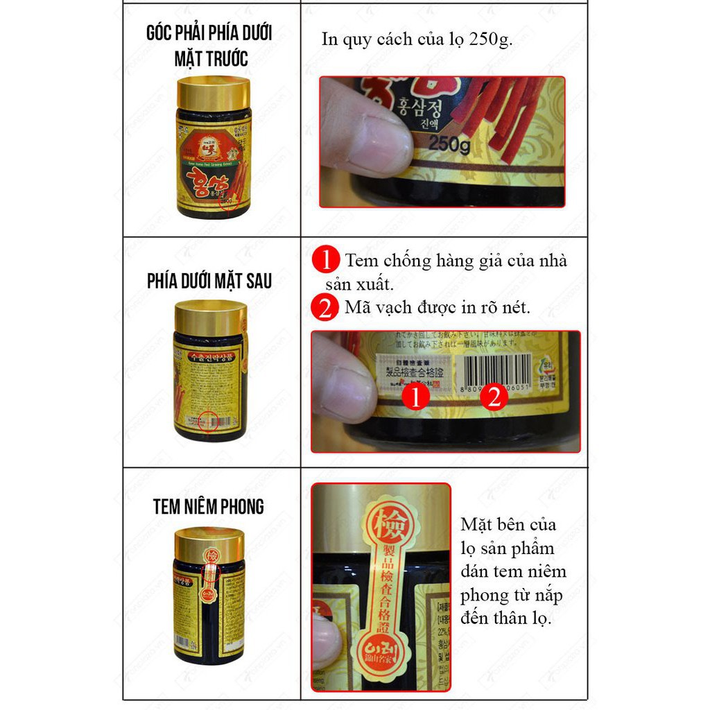 [SALE GIÁ SỈ] [ẢNH THẬT KÈM VIDEO] Cao Hồng Sâm Kanghwa Hàn Quốc, Hộp 4 lọ | BigBuy360 - bigbuy360.vn