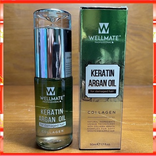 Tinh dầu dưỡng tóc Wellmate Keratin Argan Oil 50ml