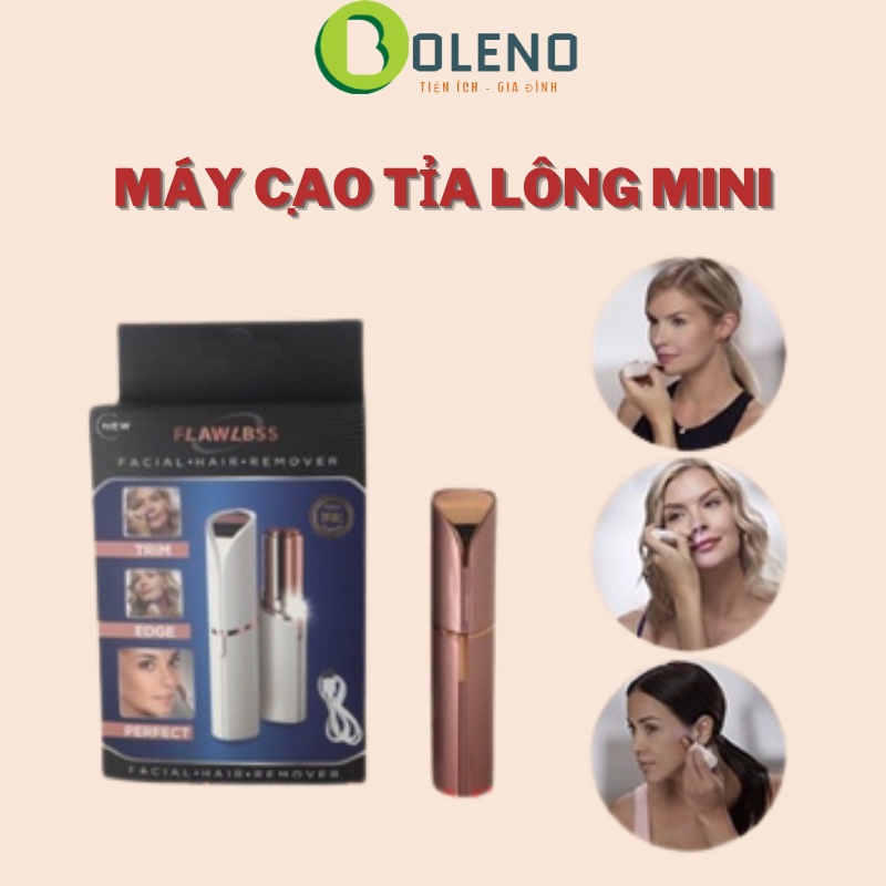 Máy cạo tẩy lông Finishing Touch Flawless Máy cạo lông mini hình son môi sạc điện