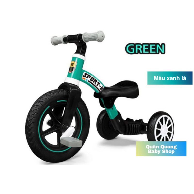 Xe chòi chân Sport-W kiêm xe đạp ba bánh dành cho bé
