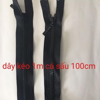 dây kéo khoá 1m hkk cá sấu răng 5 thấy khoá áo chống nắng áo khoác dài