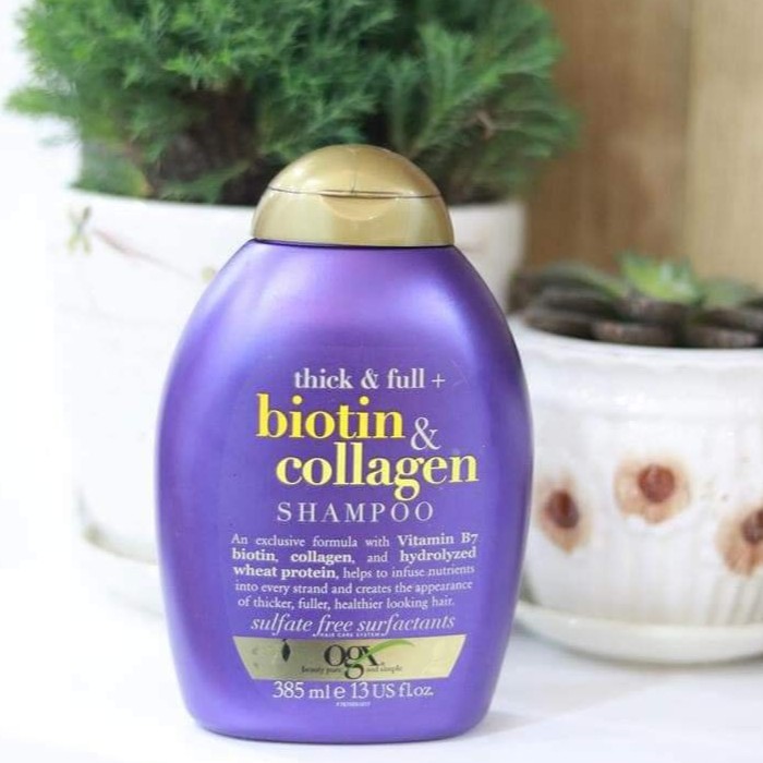 Lẻ Dầu Gội Biotin Collagen [Hàng Chính Hãng] chống rụng tóc và kích thích mọc tóc hiệu quả, hương thơm ngọt ngào, 385ml