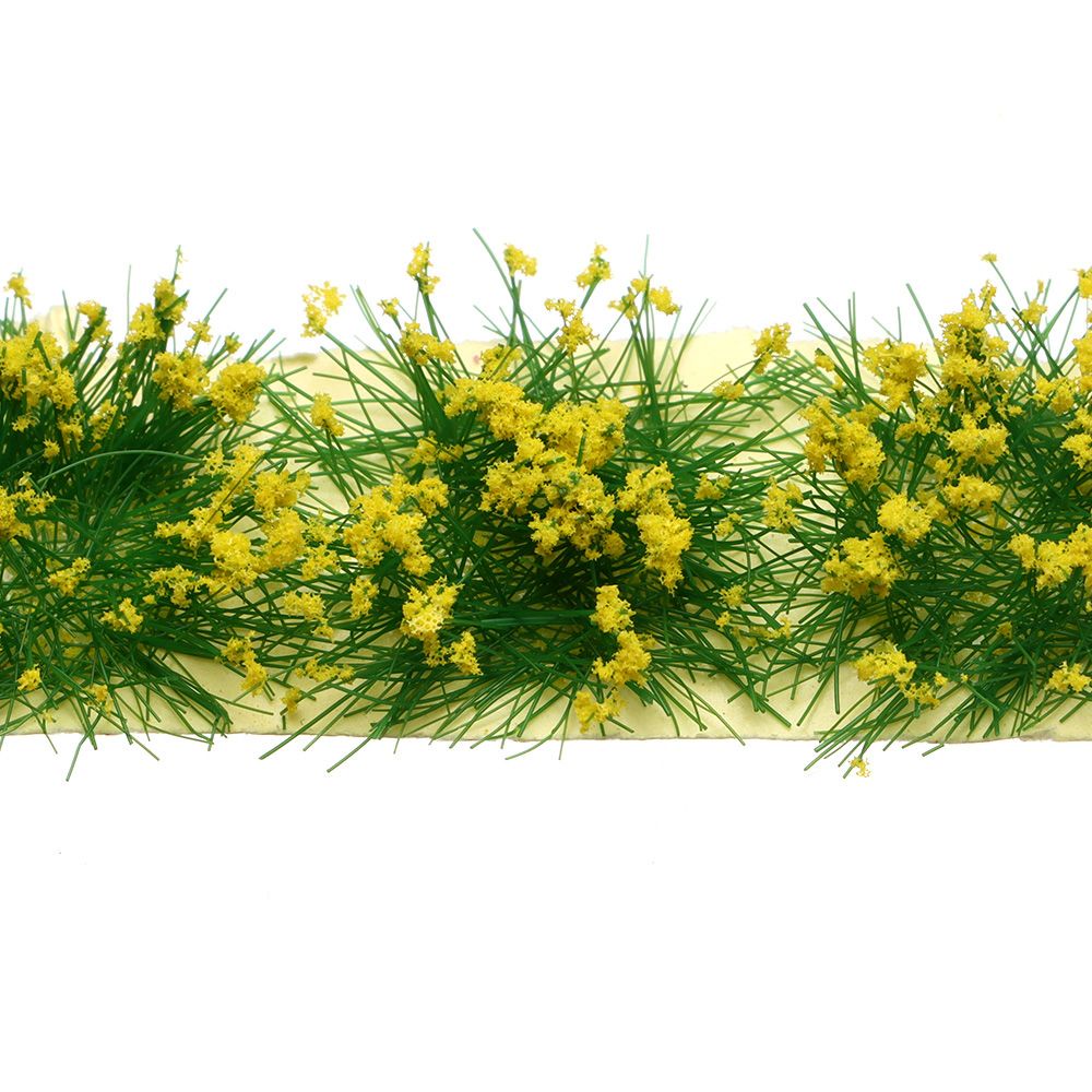 Mô hình cây hoa cỏ nhân tạo mini dùng cho trang trí phong cảnh sân vườn bàn ăn tĩnh vật 9*1*0.6cm