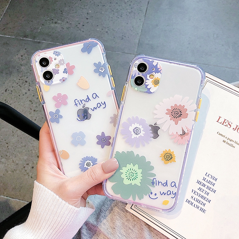Ốp lưng iphone Hoa find way trong 4 góc 6/6plus/6s/6splus/7/7plus/8/8plus/x/xr/xs/11/12/pro/max/plus/promax- Awifi V2-10 | BigBuy360 - bigbuy360.vn