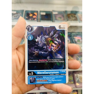 Thẻ bài digimon mã p-008 - weregarurumon - digimon - promo