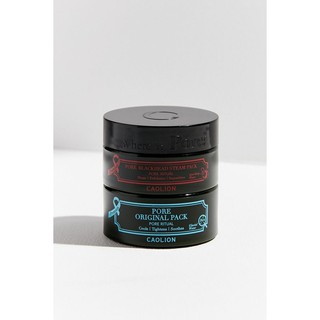 BỘ ĐÔI MẶT NẠ DETOX VÀ SE KHÍT LỖ CHÂN LÔNG CAOLION Premium Hot & Cool Pore Pack Duo 50g (2 hũ 20g +30g)