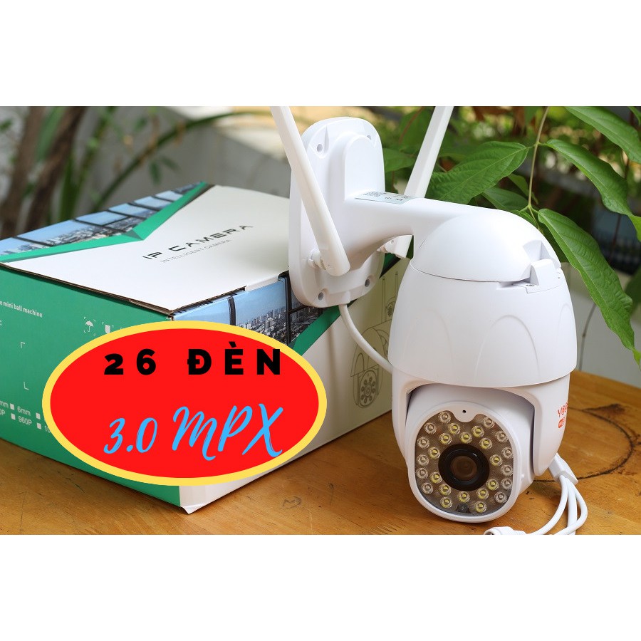 Camera Wifi Ngoài Trời Yoosee PTZ 26 ĐÈN ,3.0 MPX , xem đêm có màu , đàm thoại 2 chiều , cảnh báo chuyển động. | BigBuy360 - bigbuy360.vn