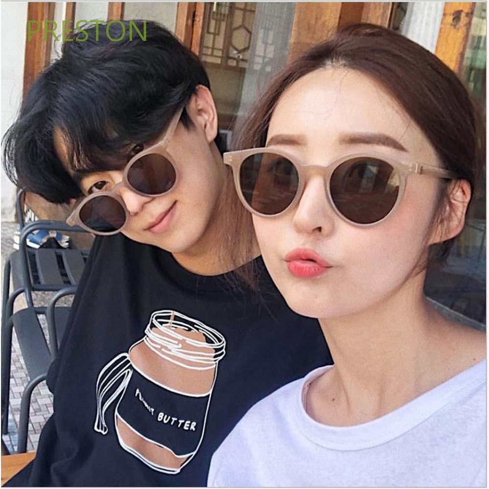 Kính Mát Thời Trang Gọng Tròn Chống Tia UV400 Nhiều Màu Sắc Phong Cách Retro Cho Nữ