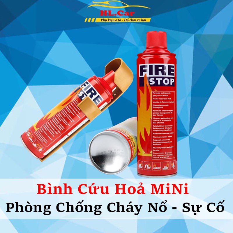 Bình Chữa Cháy Mini - Bình Chữa Cháy - Bình Cứu Hoả Mini Cho Xe Ô Tô
