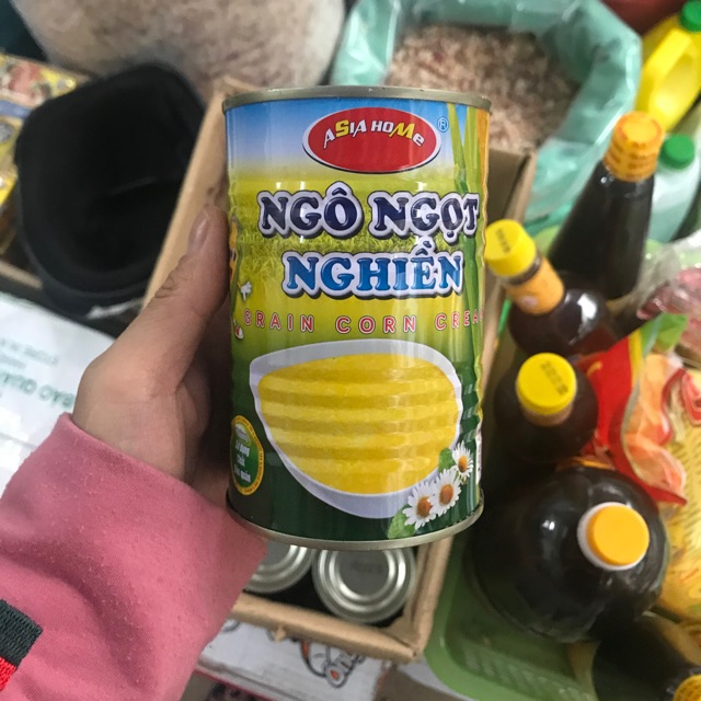 Ngô Ngọt nghiền sẵn đóng lon Asia