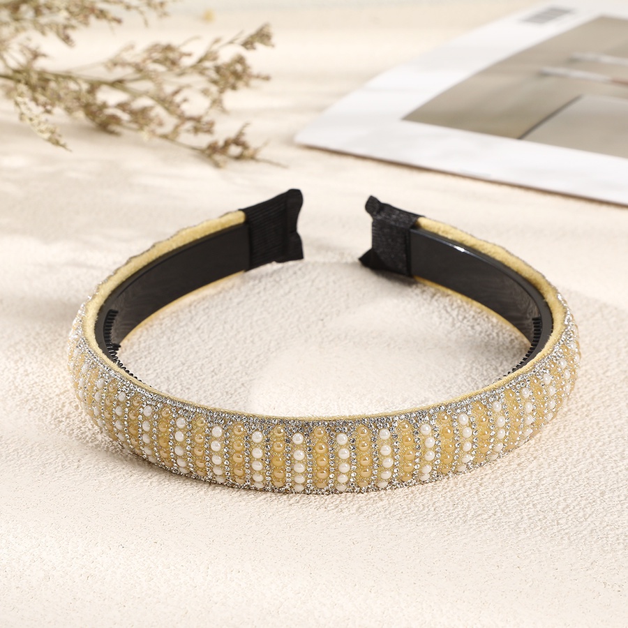 Băng Đô Cài Tóc Đính Đá Và Ngọc Trai Nhân Tạo Phong Cách Hàn Quốc