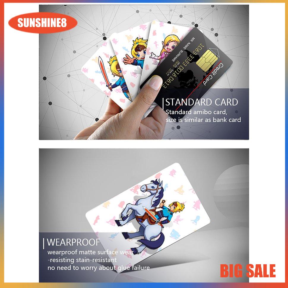 【SUN】25pcs Set PVC Card The Legends Of Breath Of The Wild WOLF LINK For Amiibo