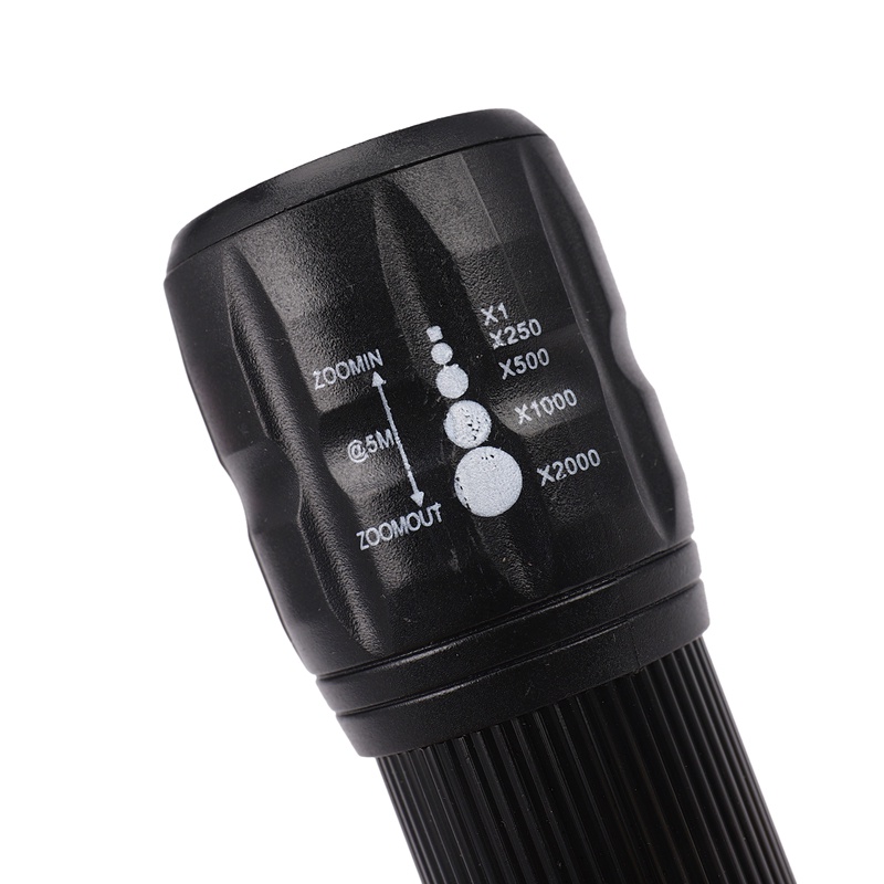 Đèn pin LED 18650/AAA chống thấm nước có thể sạc lại tiện dụng cho xe đạp