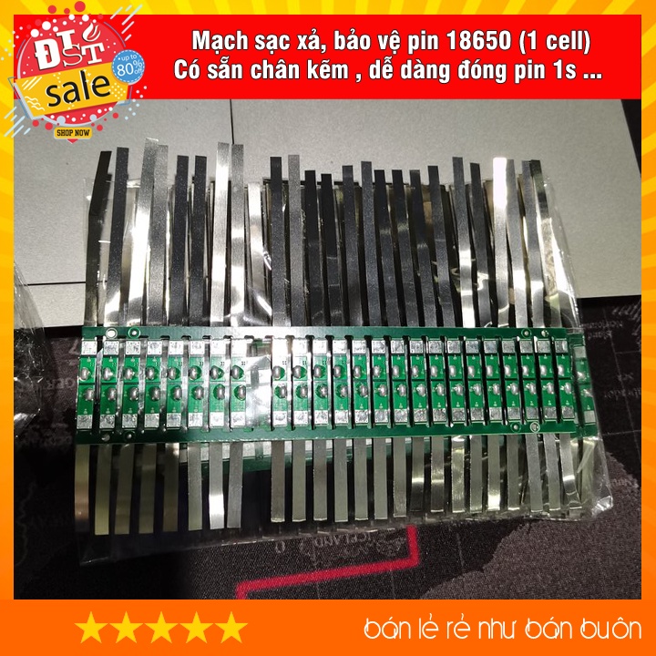 Mạch bảo vệ pin 18650 1S 2S 3S 4S 5S Tự cân bằng - Độ chế DIY box âm thanh