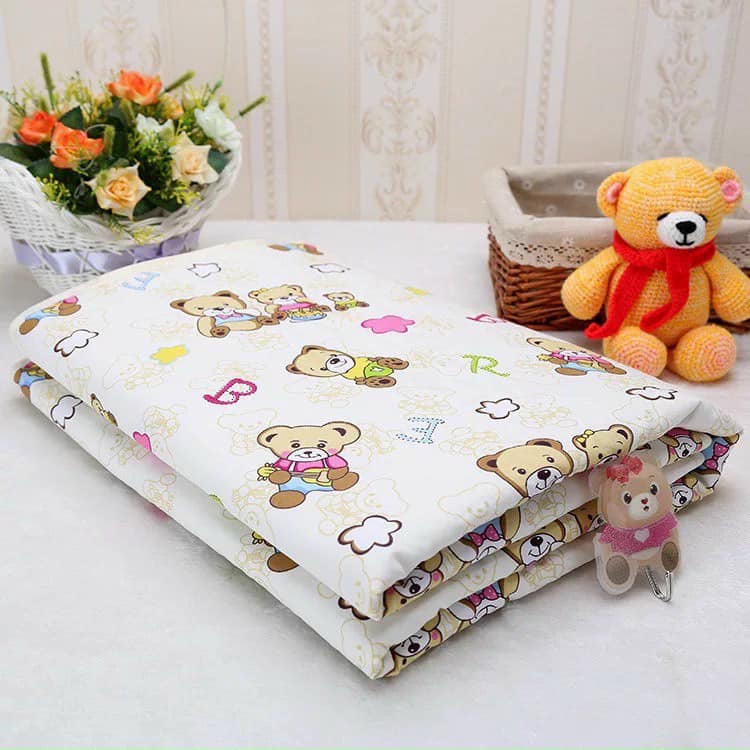 [HÀNG LOẠI 1]THẢM LÓT CHỐNG THẤM MUJ XUẤT NHẬT-5 LỚP 100% COTTON, KT 80X120cm