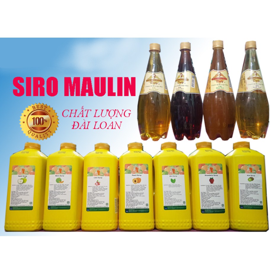 Siro Maulin đủ loại hộp 2,5 kg