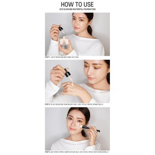 Kem Nền 3CE Glossing Waterful Foundation