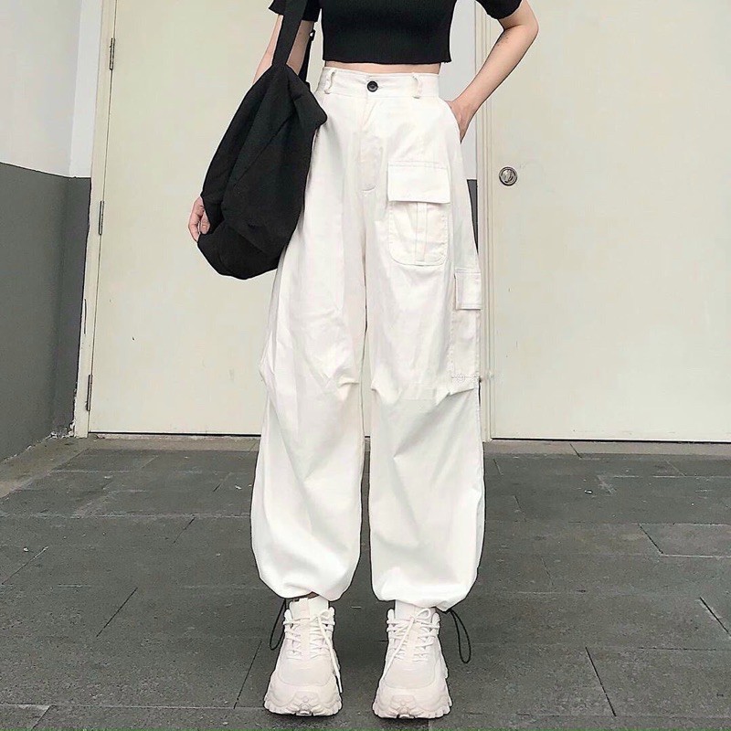 QUẦN KAKI TRẮNG TÚI CÚC BO CHÂN HOT HIT | BigBuy360 - bigbuy360.vn