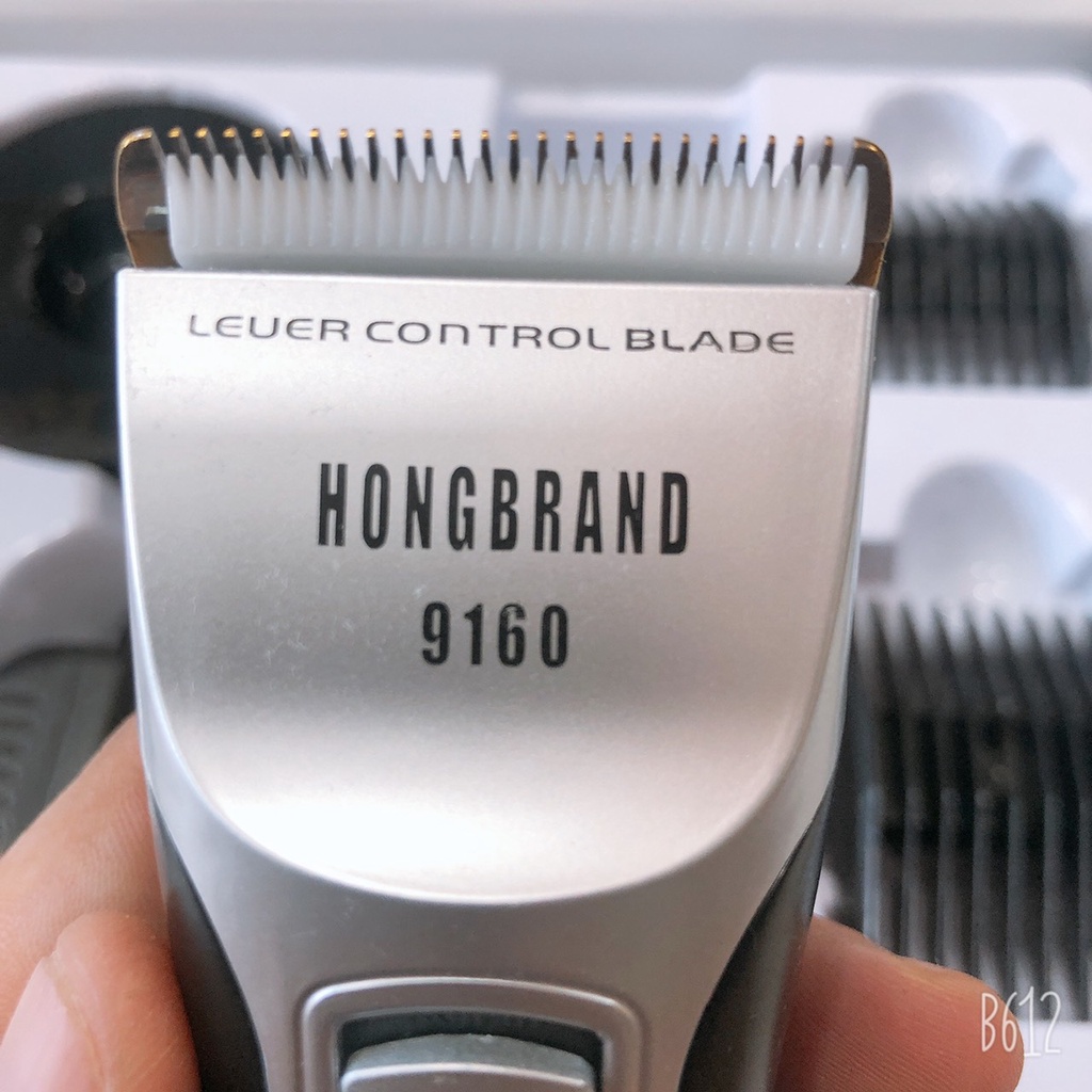 Tông đơ cắt tóc HONGBRAND 9160.lưỡi sứ.máy chạy cực êm ( phụ kiện tóc)