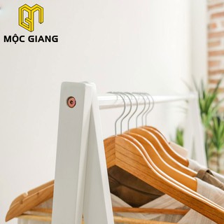 Móc Gỗ Treo Quần Áo Combo 5 Cái
