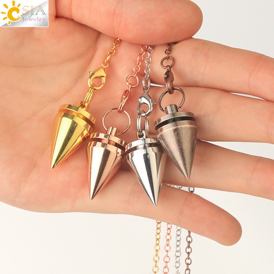 Mặt Dây Chuyền Hình Quả Lắc Đơn Giản Bằng Kim Loại Thời Trang