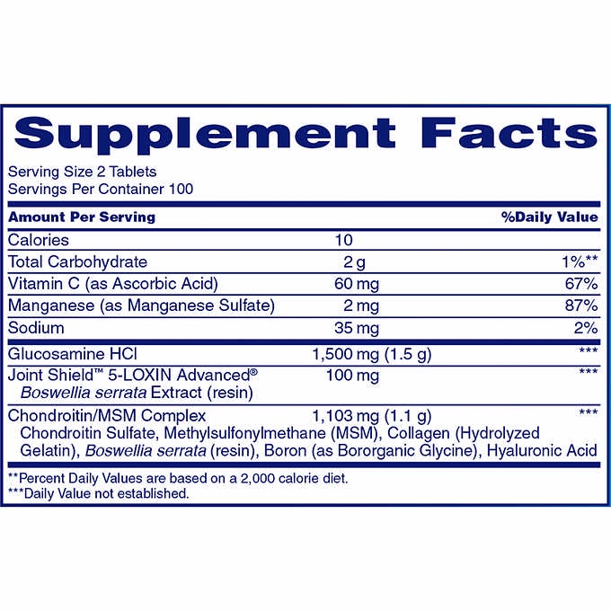 Viên bổ xương khớp Osteo Bi-Flex Joint Health Triple Strength - 200 viên