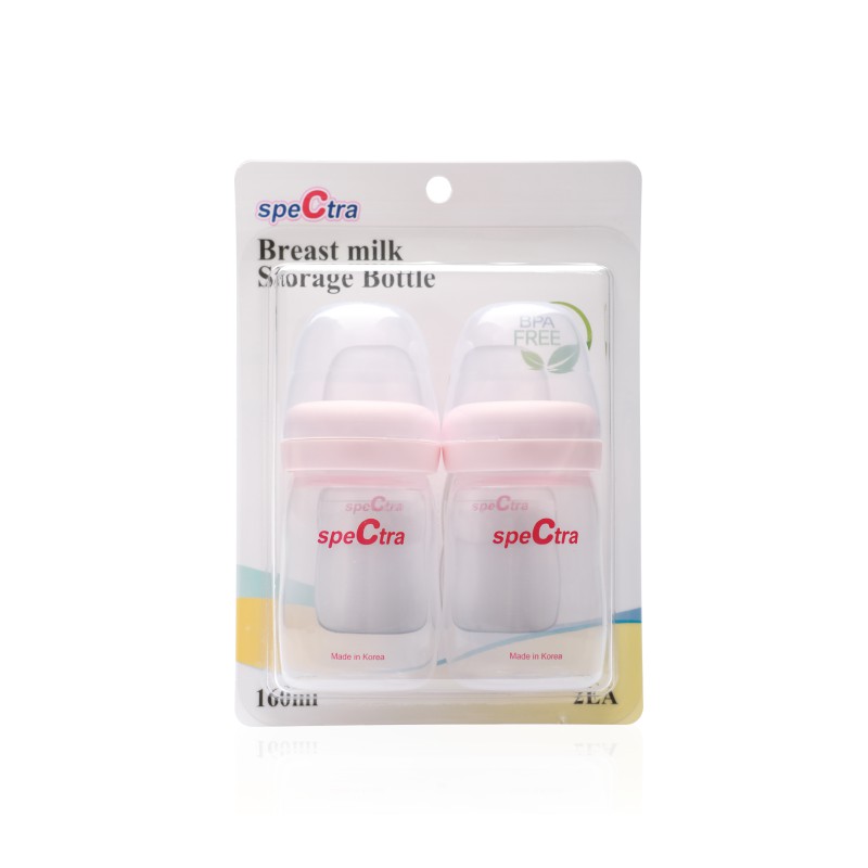 Bộ 2 bình trữ sữa Spectra Hàn Quốc 160ml