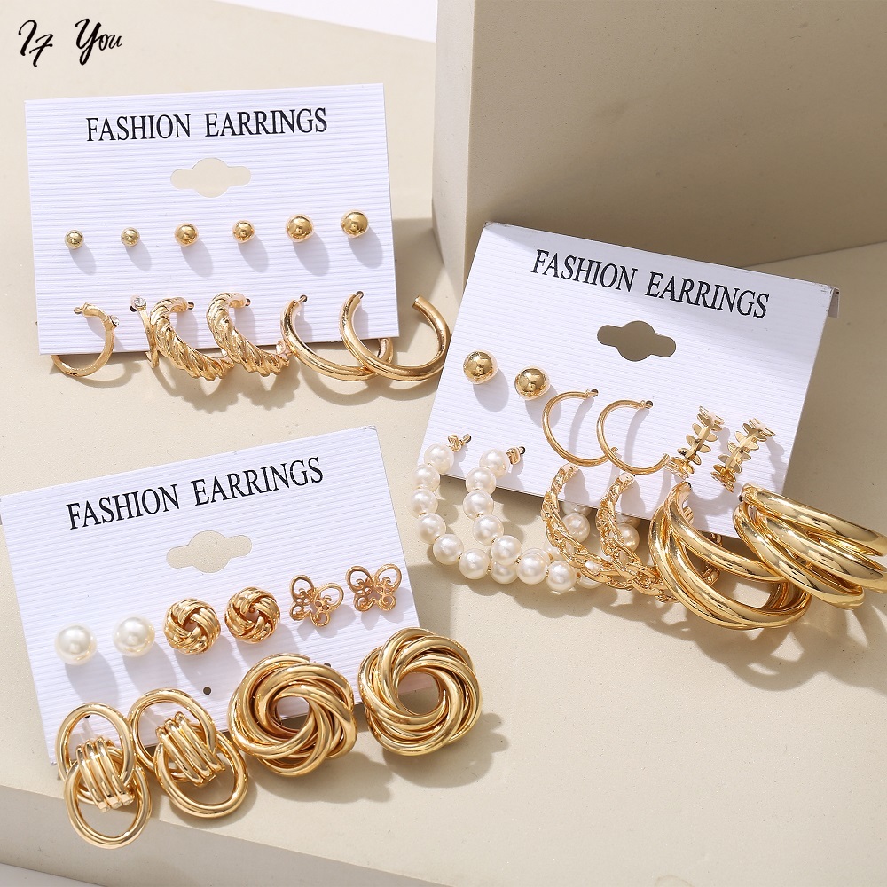 12 Bông Tai Thời Trang Vintage