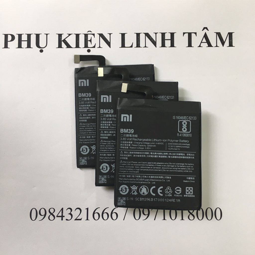 Pin zin Xiaomi Mi6 Mi 6 BM39