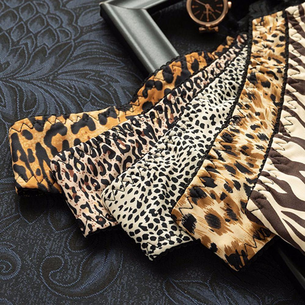 OCEANMAP Quần Lót Nữ Họa Tiết Da Báo Gợi Cảm