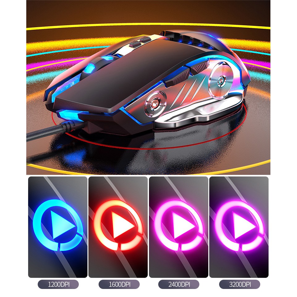 Combo 4 Món Gaming Bàn Phím RGB. Chuột Gaming, Tai Nghe 5.1, Lót Chuột Lớn K002