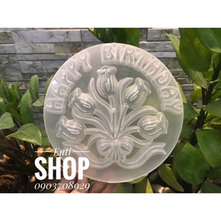 Khuôn rau câu 45 happy birthday size 19cm - happy jelly mold