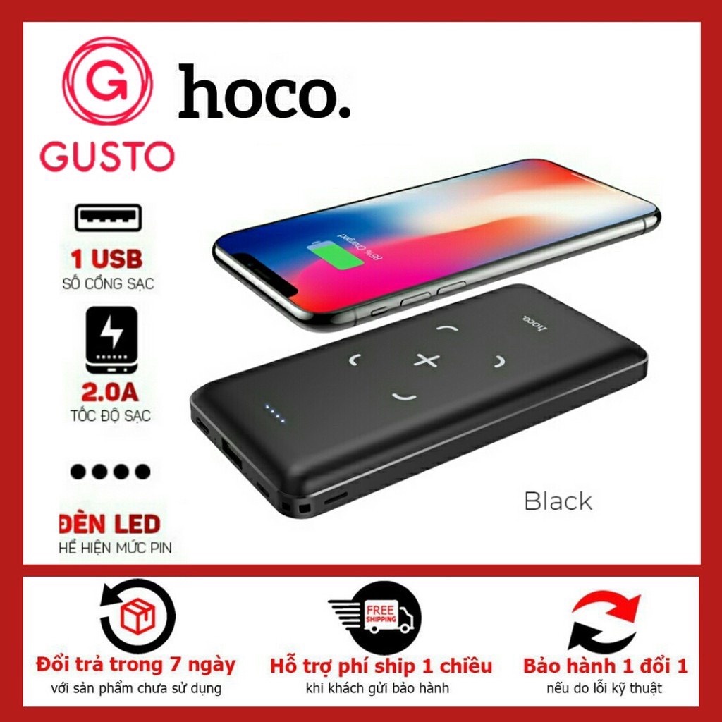 Sạc dự phòng không dây 10000mah Hoco J50 hàng chính hãng