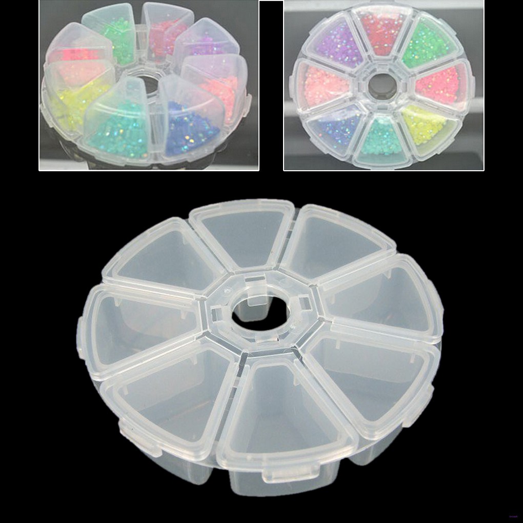 Hộp Nhựa 8 Ngăn Đựng Trang Sức