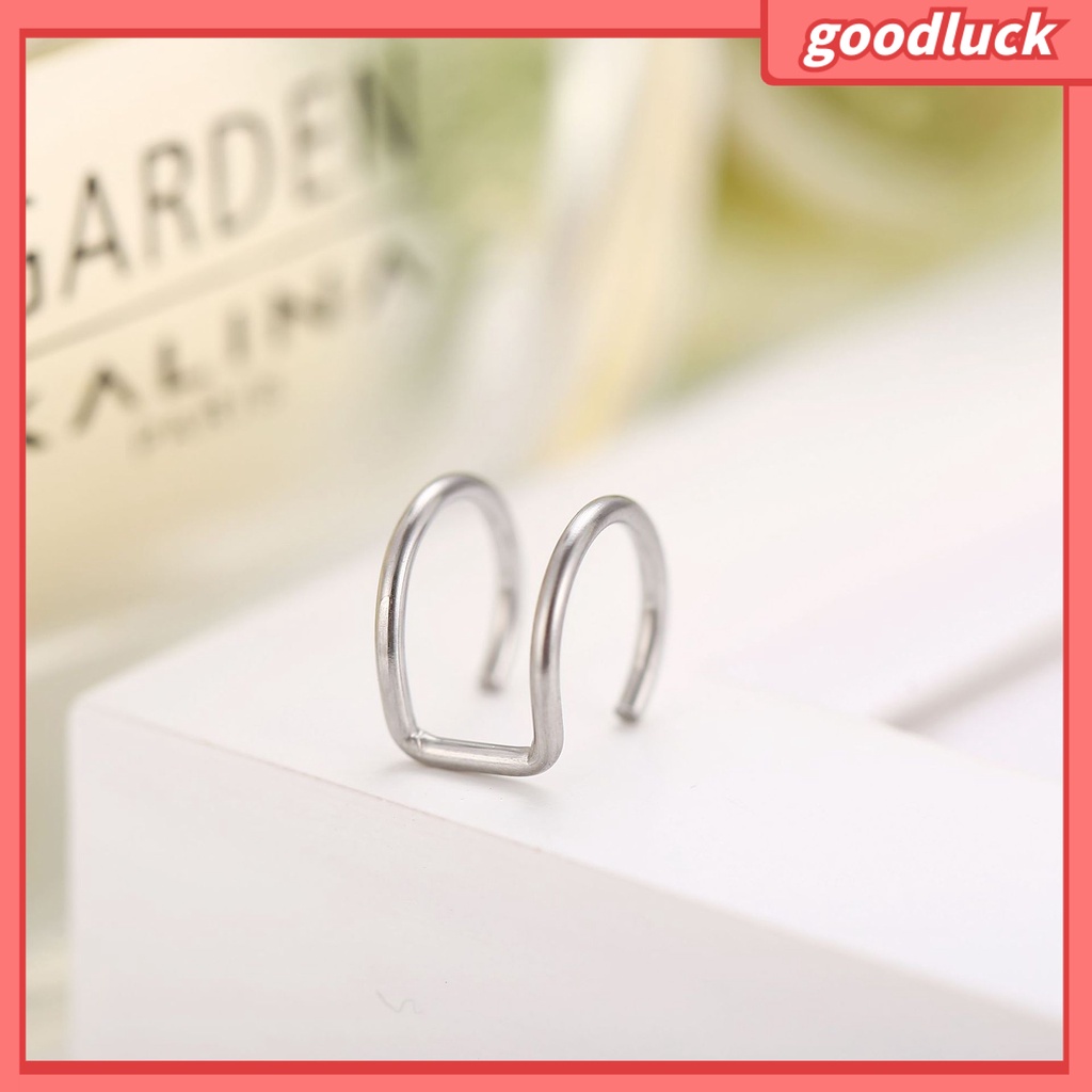 Set 5 Khuyên Tai Chữ C Cá Tính Cho Nữ