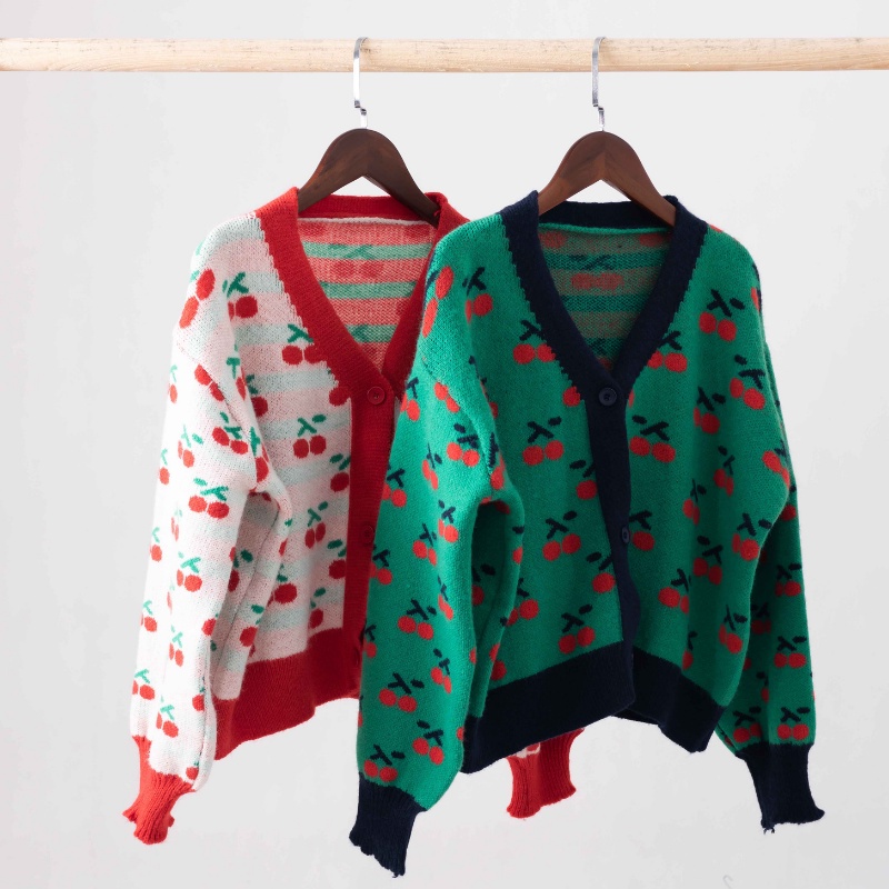 Áo khoác nữ len cardigan cổ tim V Ulzzang Hàn Quốc dài tay chất liệu len dày dặn cao cấp đẹp 504 | BigBuy360 - bigbuy360.vn