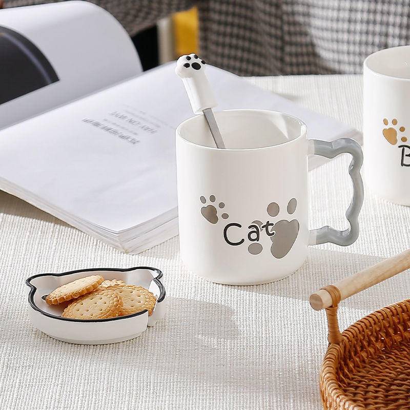 Cốc Sứ Có Nắp Thương Cún Yêu Con Mèo Cốc Cà Phê Quà tặng Sinh Nhật Cái Cà Cốc Nước Cốc Sữa Cốc Gốm Quà Tặng Cốc Trà Ly Quà Sinh Nhật Cốc Cà Phê