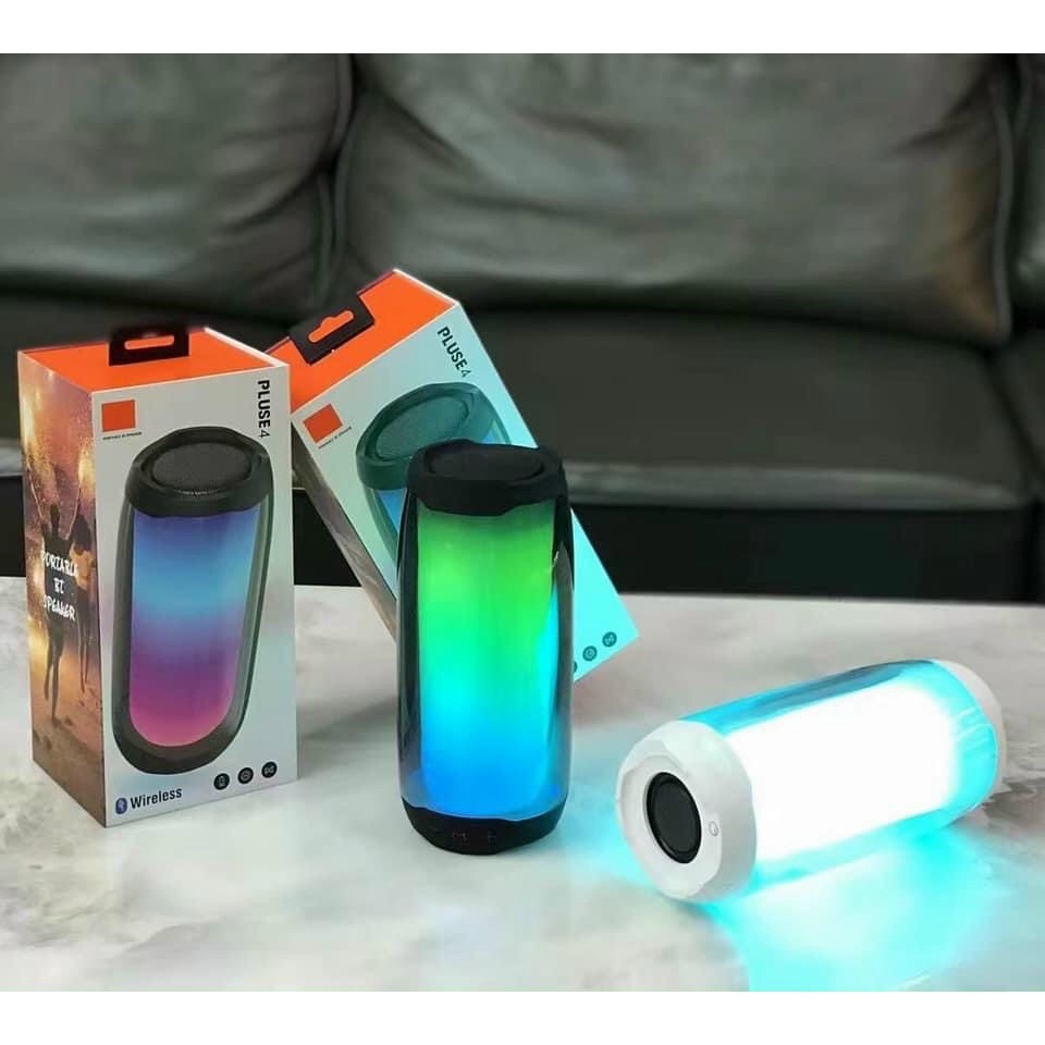 Loa Bluetooth JBL pulse 4 Đèn Led 360  Âm Thanh Chuẩn  Bass Căng Đét Hàng Cao Cấp