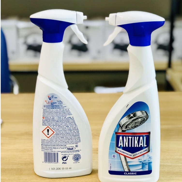 Chai xịt tẩy rửa đa năng Antikal hương hoa đại Đức 700ml loại bỏ cặn vôi - Gemizy Shop