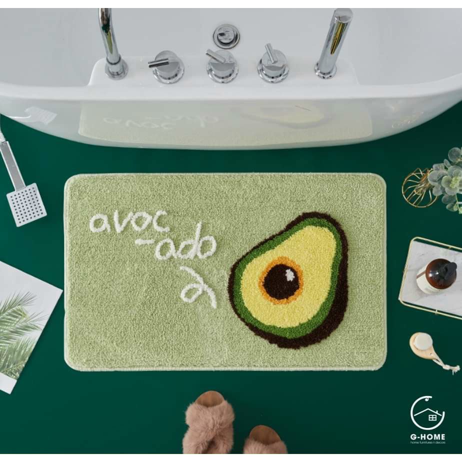 Thảm chùi chân 3D siêu xinh thấm hút nước tốt,mặt sau chống trơn trượt -> kt 40x60