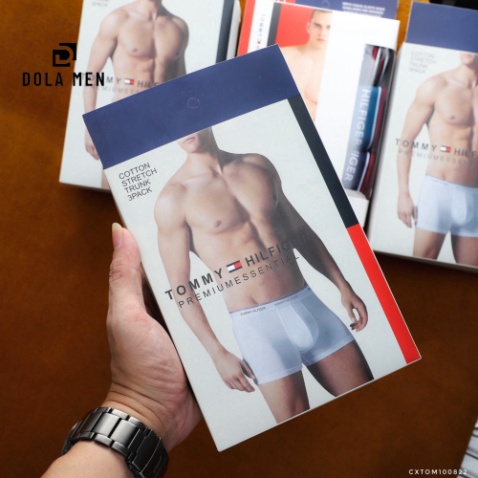 Quần Lót  Nam TAM GIÁC Tommy Hilifiger Có Cửa Vải Lụa Mát 4D Cực Mịn hàng Cao Cấp chính hãng